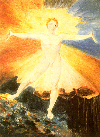 Come William Blake rappresenta un uomo il cui Spirito è manifesto